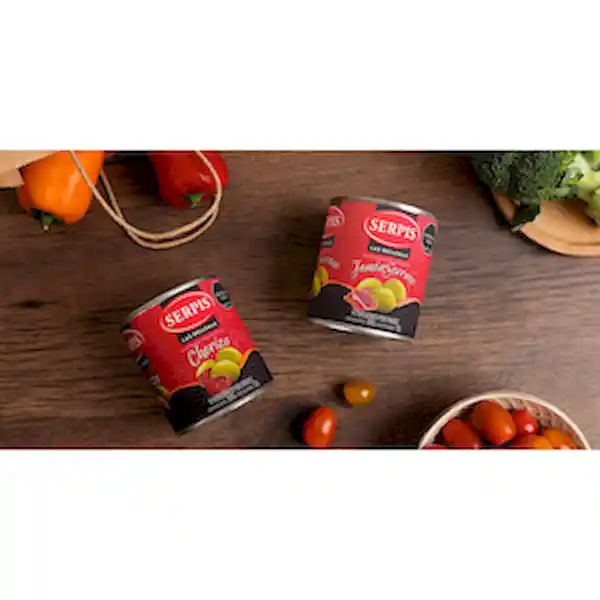 Serpis Aceitunas Rellenas de Jamón Serrano
