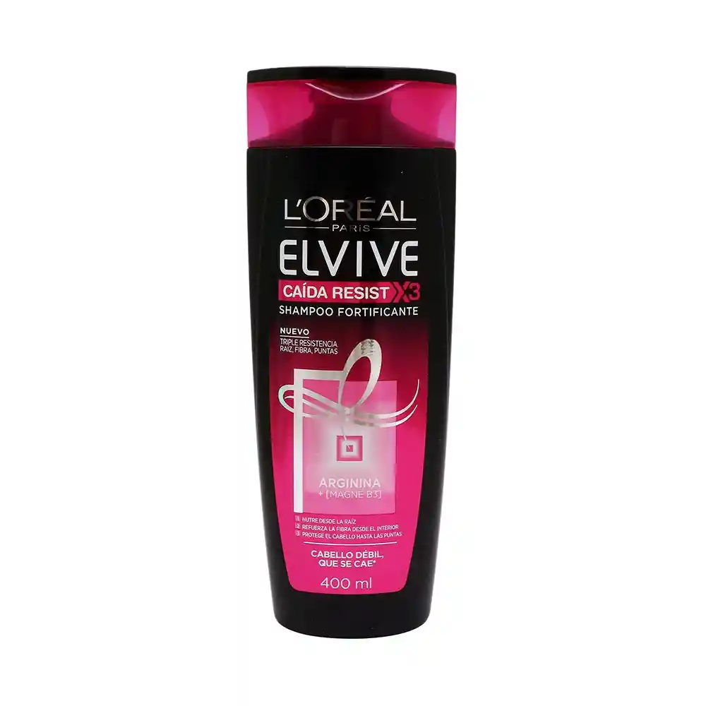 Loreal Paris-Elvive Shampoo Caida Resist X3