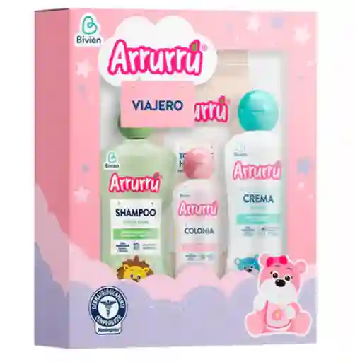 Arrurrú Estuche Viajero Rosado