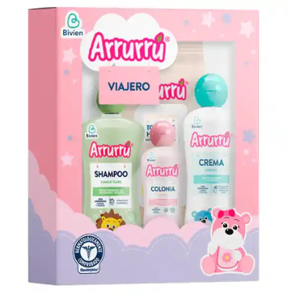 Arrurrú Estuche Viajero Rosado