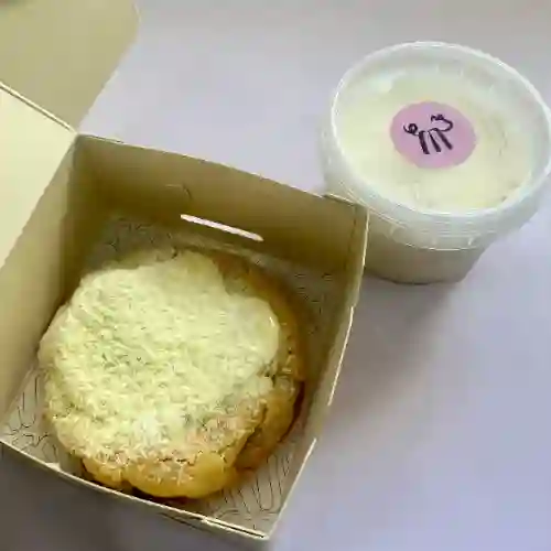 Galleta Fat + Helado Vainilla Regular