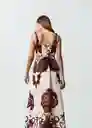 Vestido Gigi Mujer Crudo Novia Claro Talla M 572G361 Naf Naf