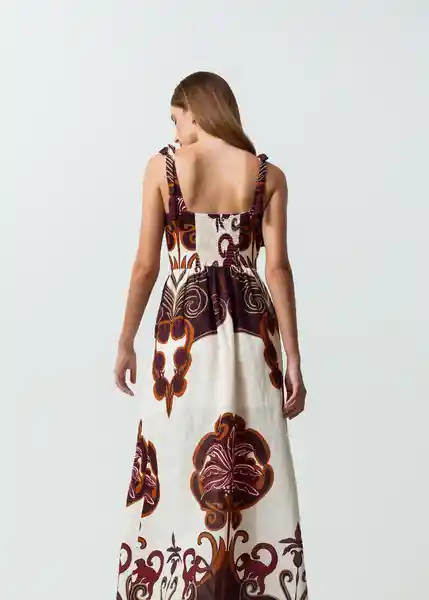 Vestido Gigi Mujer Crudo Novia Claro Talla M 572G361 Naf Naf