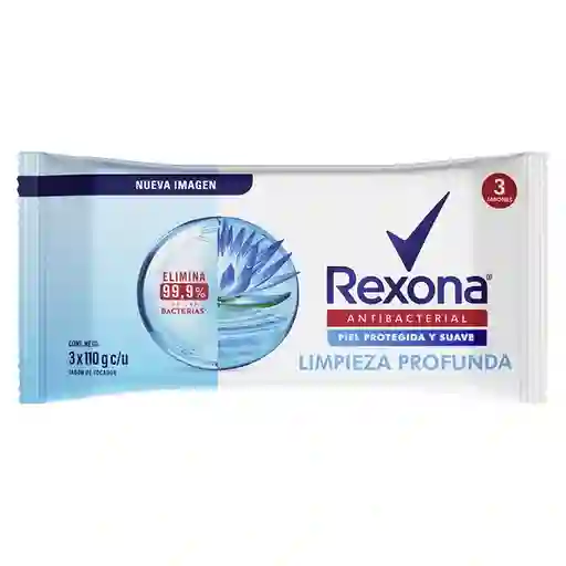 Rexona Jabón Tocador Limpieza Antibacterial