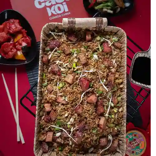 Arroz Chino Lomo de Cerdo Familiar