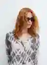 Camisa Prisma Malva Talla XS Mujer Mango
