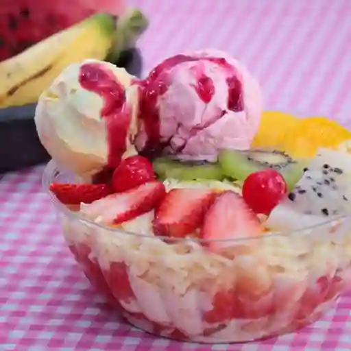 Ensalada de Frutas Mediana Doble Helado