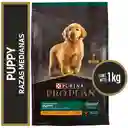Comida para Perros cachorros razas medianas Purina Pro Plan x 1 kg