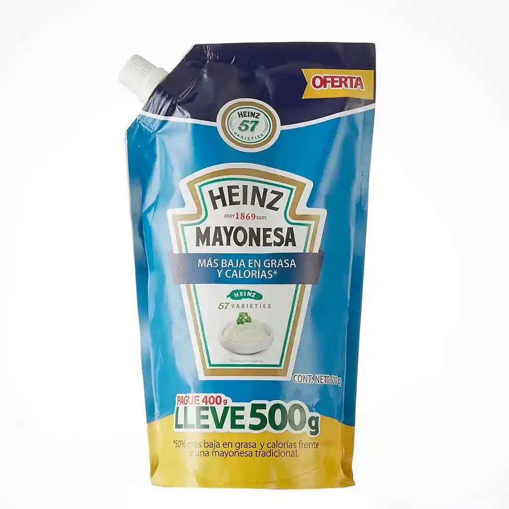 Heinz Salsa Mayonesa Bolsa x 400 g