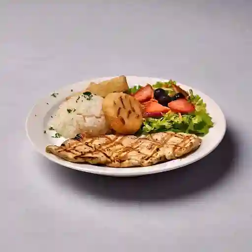 Menú con pollo