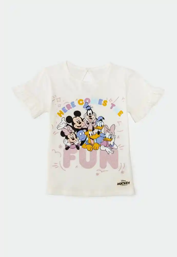 Camiseta Manga Corta People Mickey Mouse 76117