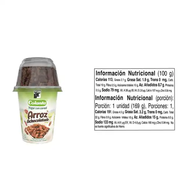 Paquete Yogur Con Cereal Surtido Colanta 170 g 169 g 180 g x 4 U