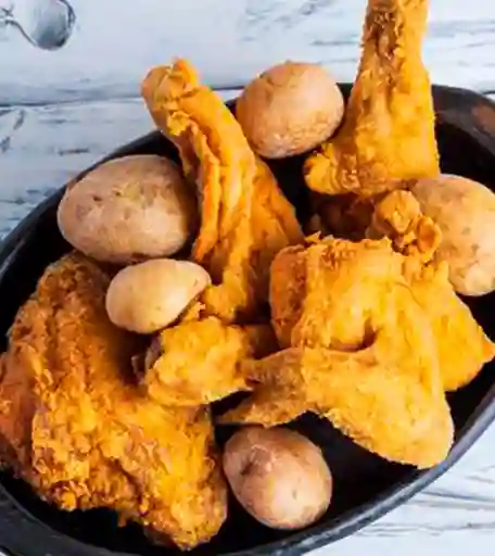 Medio Pollo Apanado