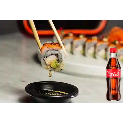 Combo Sake Woo Roll + Coca Cola Original 300ML