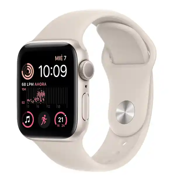 Apple Watch Se Gps Correa Deportiva Blanco Estrella 40 mm