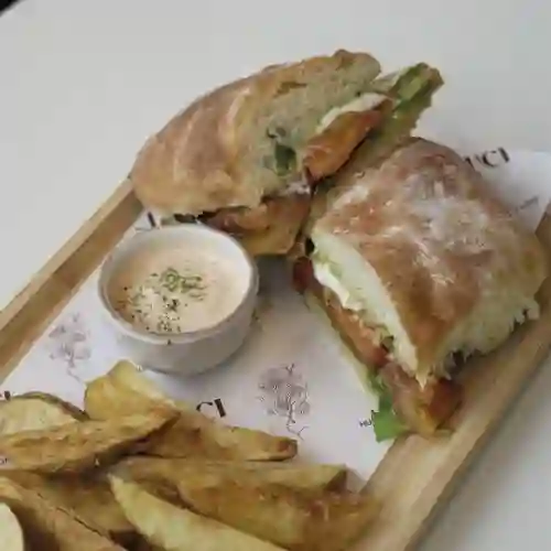 Sándwich Caprese (veggie)