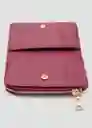Billetera P Martes2 Burdeos Talla 99 Mujer Mango