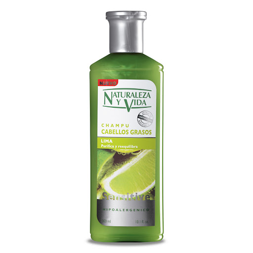 Naturaleza y Vida Shampoo para Cabellos Grasos Lima Sensitive 300 ml
