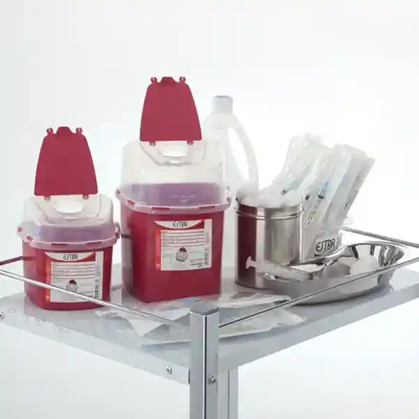 Estra Recipiente Residuos Corto Punsantes Rojo 2.8 L