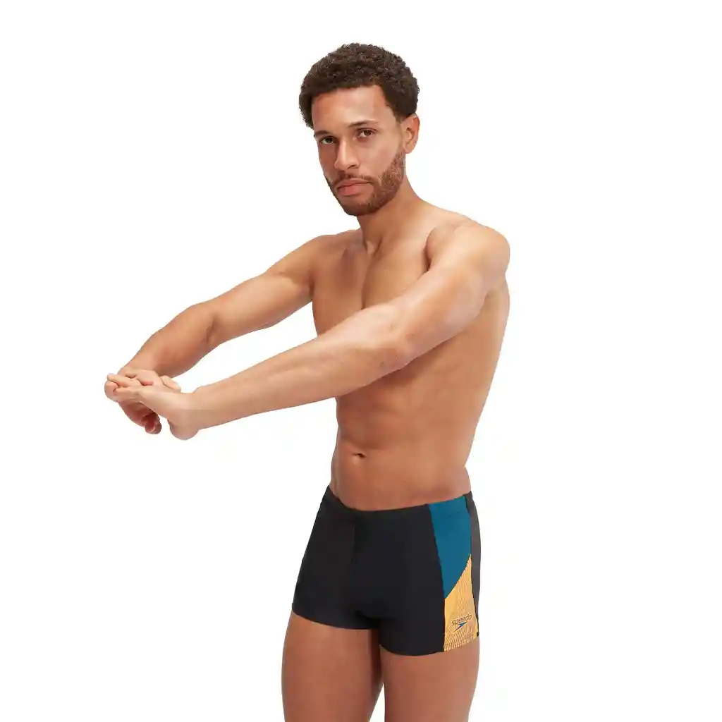 Pantaloneta de Baño Aquashort Dive Hombre Negro-32