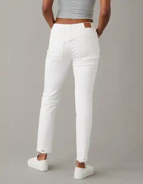 Jean 90S Skinny Mujer Blanco Talla 0 REGULAR American Eagle