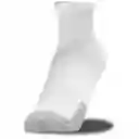 Under Armour Calcetines Heatgear Qtr Para Unisex Blanco Talla XL