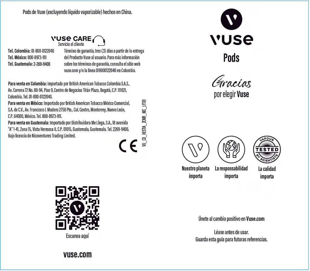 Vuse Cápsulas Menthol Ice 34 mg