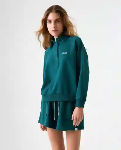 Buzo Mujer Verde Talla M 682G002_VER195220 Americanino