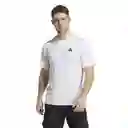 Adidas Camiseta Tr-Es Stretch T Para Hombre Blanco Talla XL