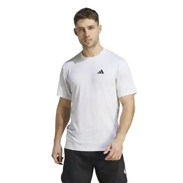 Adidas Camiseta Tr-Es Stretch T Para Hombre Blanco Talla XL