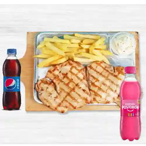 Combo Pechuga a la Plancha + Manzana 250 ml
