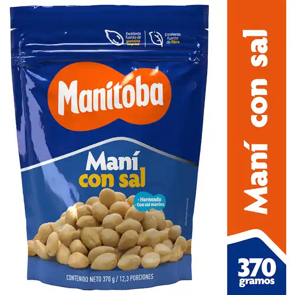 Manitoba Maní Horneado con Sal Marina