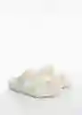 Chanclas Pauw Blanco Talla 30 Niñas Mango