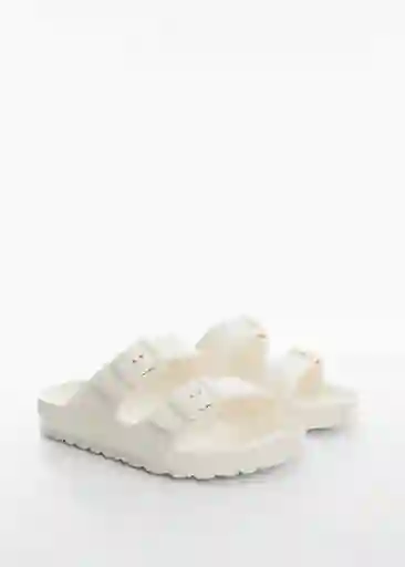 Chanclas Pauw Blanco Talla 30 Niñas Mango