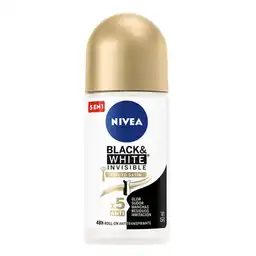 Nivea Desodorante Invisible Black & White Satín en Roll On