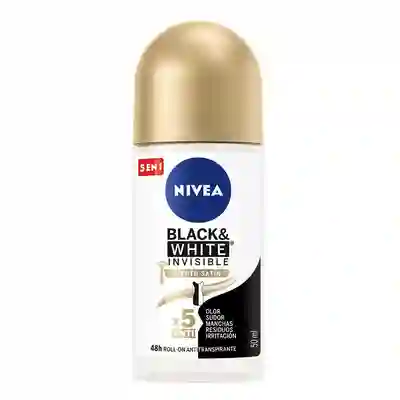 Nivea Desodorante Invisible Black & White Efecto Satín en Roll On