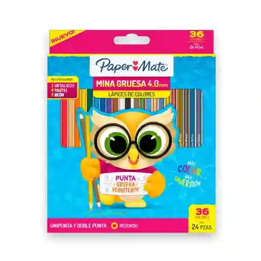 Colores Paper Mate 4.0mmx36(p + 12dp)