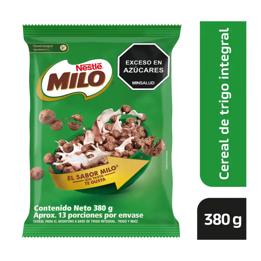 Cereal MILO para el desayuno x 380g