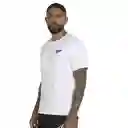 Camiseta Manga Corta Fresco Cubes Hombre Blanco-s