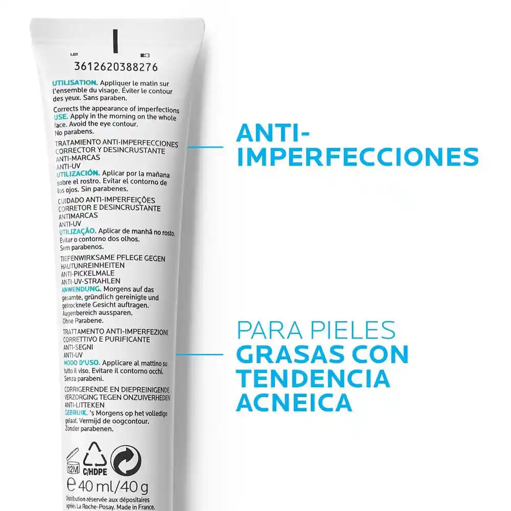 La Roche-Posay Tratamiento Facial Effaclar Dúo Fps 30