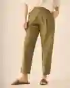 Pantalón Verde Seco Oscuro Talla 6 133G004 Esprit