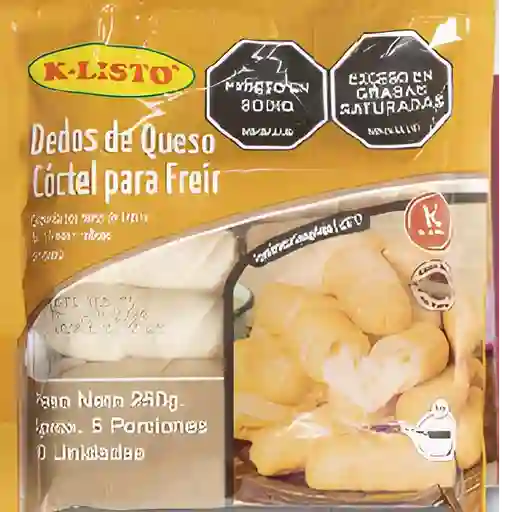 Dedos de queso coctel para freir x 10