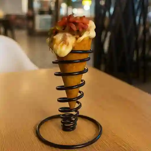 Patacón relleno mexicano