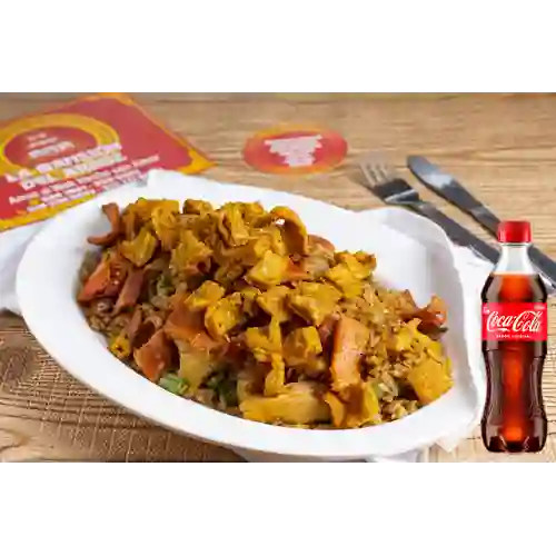 Combo Arroz Antioqueño + Coca Cola Original 400 ml