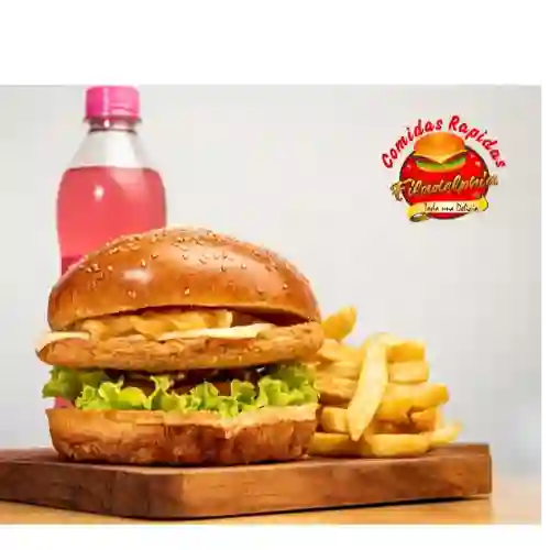 Combo Hamburguesa Sencilla de Pollo