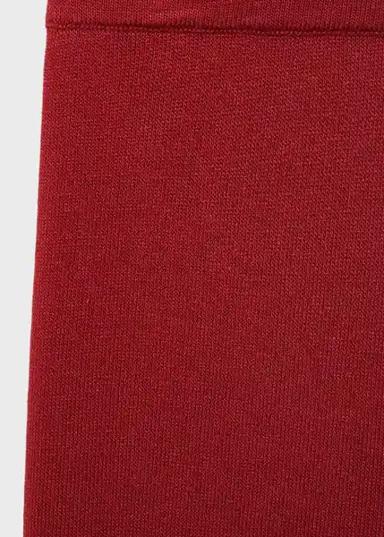 Pantalón Vella Rojo Talla S Mujer Mango
