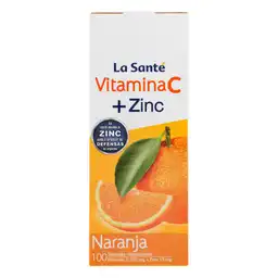 La Santé Vitamina C + Zinc (500 mg / 15 mg)