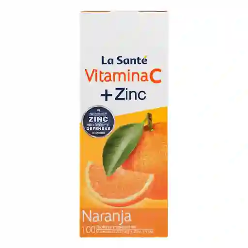 La Santé Vitamina C + Zinc (500 mg / 15 mg)
