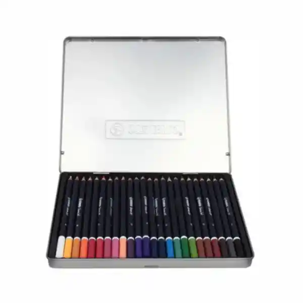 Stabilo Lápiz de Color Schwan Caja Metálica 24 Colores