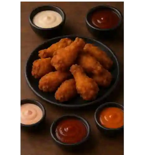 Alitas Crispy X8 + 1 Salsa Artesanal
